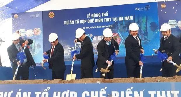 Masan begins meat complex in Hà Nam