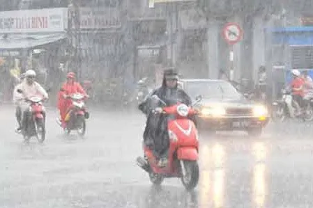 Heavy rain forecast nationwide.