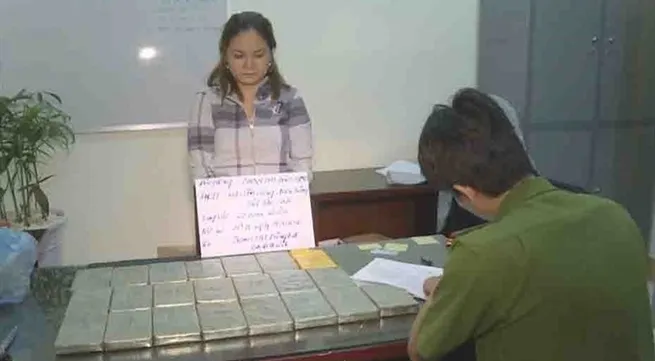 Woman arrested for heroin trafficking