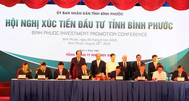Sacombank, Becamex Bình Phước ink deal