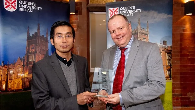 Trung receives 2018 Research Innovation award from Queen’s University Belfast