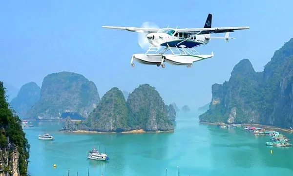 Seaplane flights to Ha Long Bay