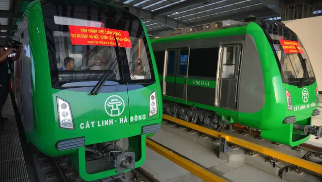 Cat Linh  Ha dong railway test run