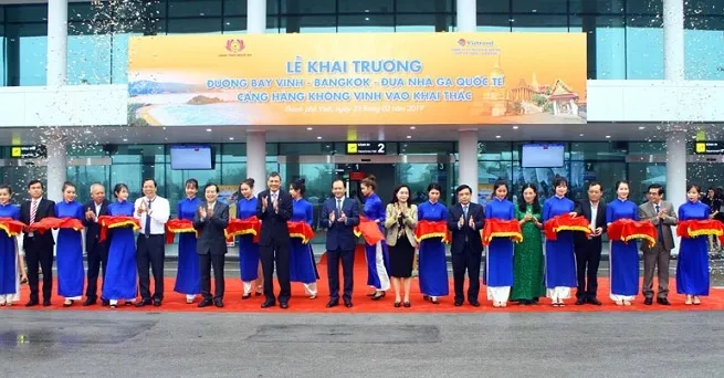 New air route connecting Vinh city and Bangkok launched