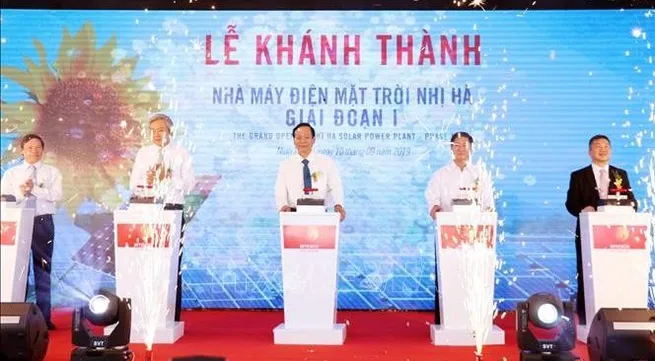 Nhi Ha solar power plant inaugurated in Ninh Thuan