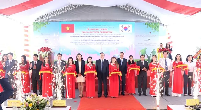 Wastewater treatment plant inaugurated in Long Xuyen city