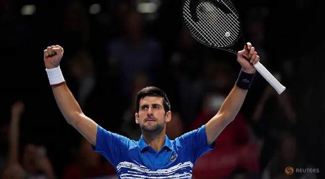 Djokovic thrashes Berrettini in ATP Finals opener