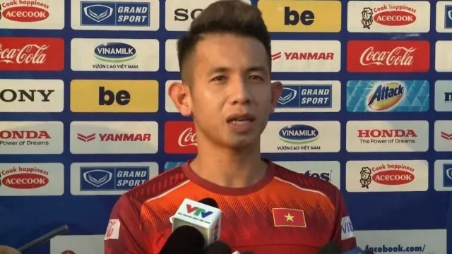 Left-back Hong Duy: 'Vietnam team highly focused on encountering Thailand'