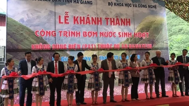 Vietnam’s only water pump without electricity project inaugurated