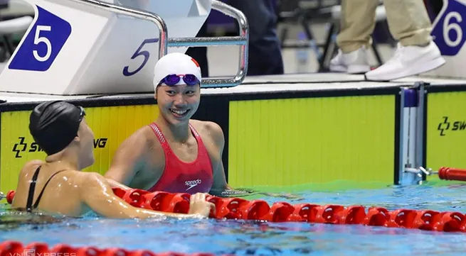 Swimmer Anh Vien wins fifth gold medal at SEA Games 2019