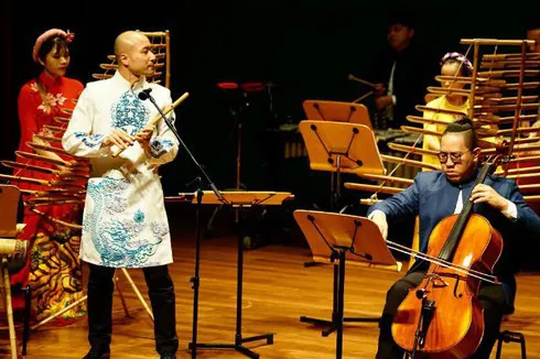 Bamboo ensemble holds classical concert at L’Espace