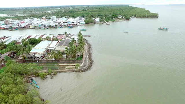 Coastal erosion in the Mekong Delta