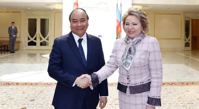 Prime Minister meets Russian Upper House Leader