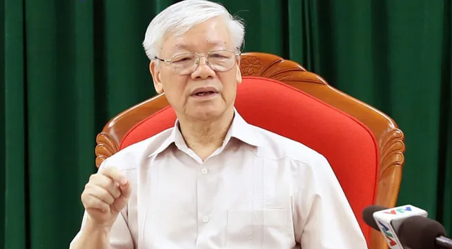 Party chief, President Nguyen Phu Trong chairs key officials’ meeting