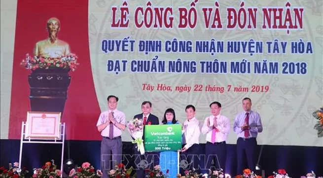 Phu Yen’s Tay Hoa district recognised as new-style rural area