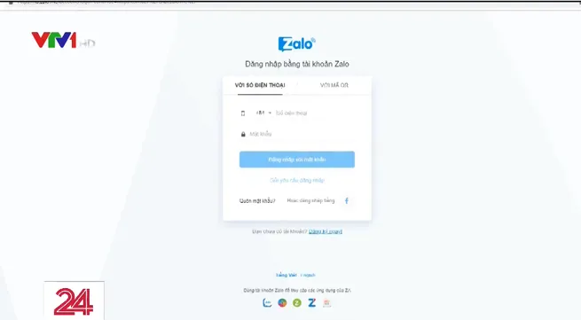 Zalo.vn and Zalo.me lack social network license