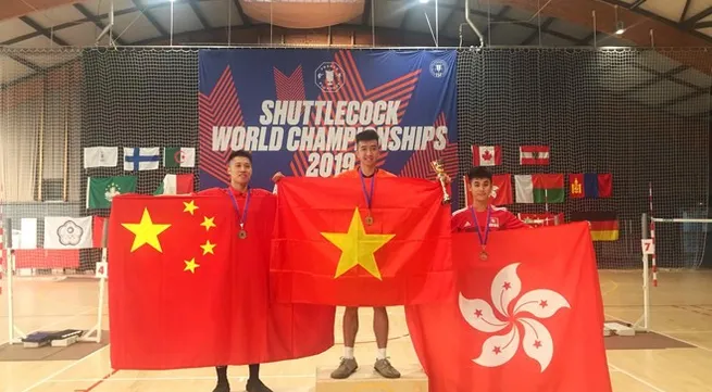 Vietnam win three golds at Shuttlecock World Championships 2019