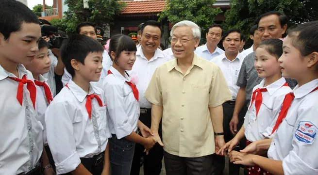 Party chief sends Mid-Autumn Festival greetings to children nationwide