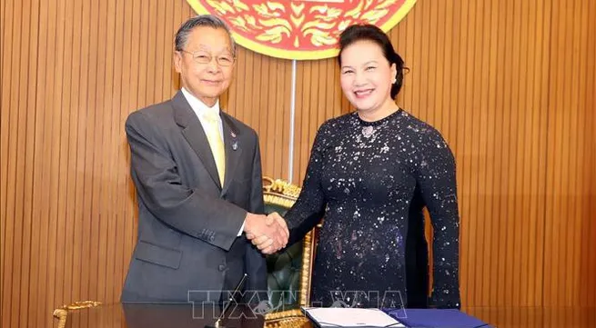 NA Chairwoman meets speaker of Thai House of Representatives