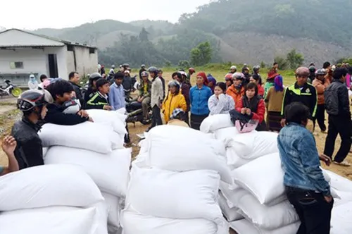 Rice aid for poor people completes