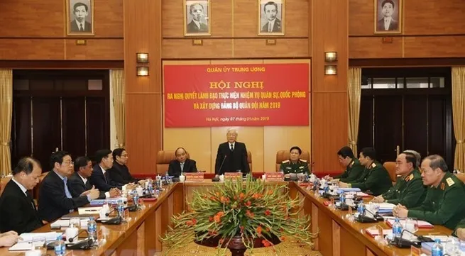 Resolution issued on building army’s Party committee in 2019