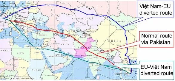 Vietnam Airlines diverts flights to Europe after Pakistan closes airspace