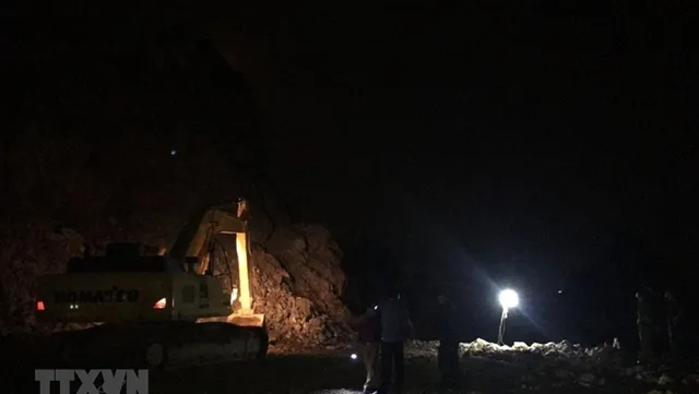Quảng Ninh stone miner died in a rockslide