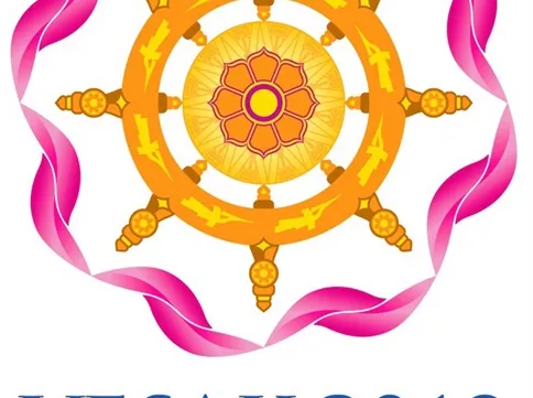 Vesak 2019 Logo: united as one, and one with the universe