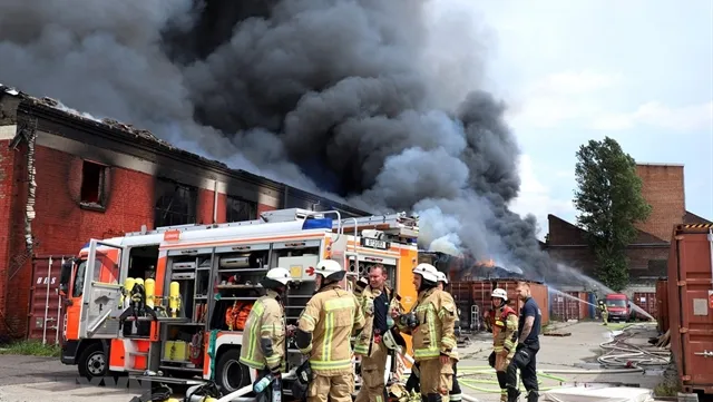 Blaze at Vietnamese market in German capital