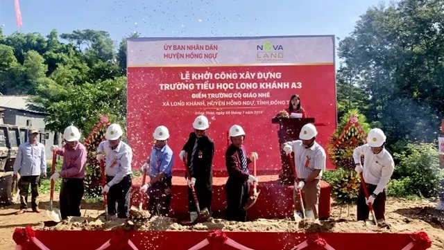 Novaland builds primary school in Mekong province