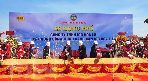 Bình Phước starts construction of inland container depot