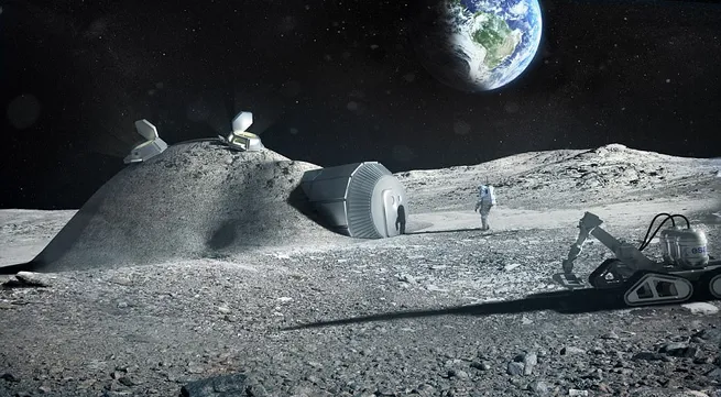 First infllatable moon village to be designed