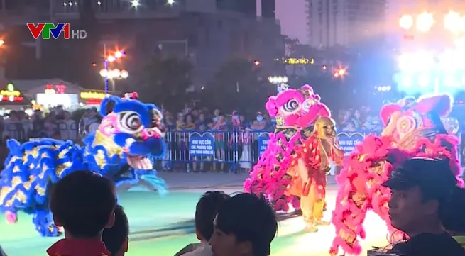 Lion dance competition in Nha Trang