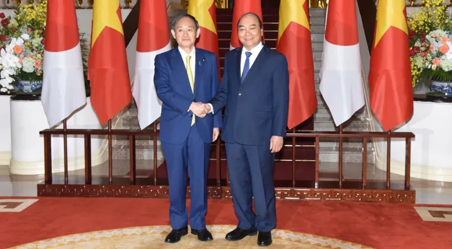 Japanese Prime Minister Suga Yoshihide pays official visit to Vietnam