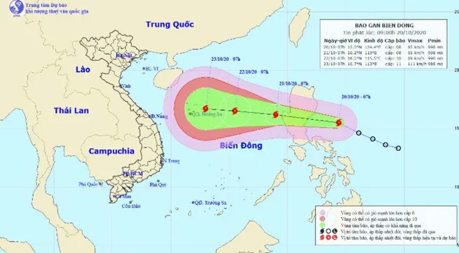 Another storm forms, heading toward central Vietnam
