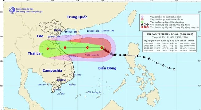 Typhoon Saudel forecast to weaken as it approaches Vietnamese coast