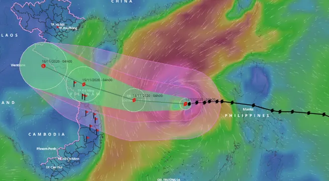 Residents advised to stay indoors as typhoon Vamco hits