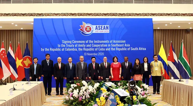 Colombia, Cuba, South Africa join Treaty of Amity and Cooperation in Southeast Asia