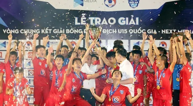 PVF beat SHB Da Nang to claim national U15 football title