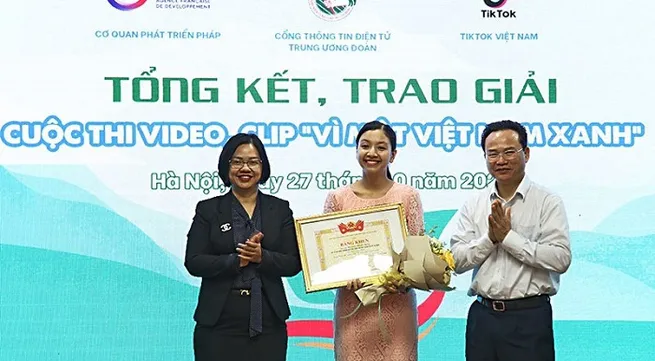 Winner of video clip contest on environmental protection announced