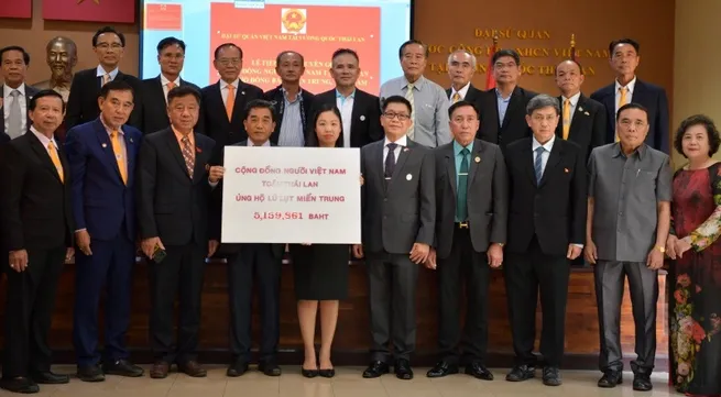 Overseas Vietnamese in Thailand and Germany support flood victims in central Vietnam