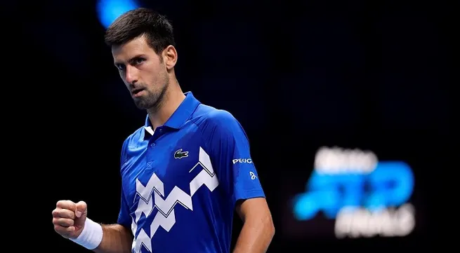 Djokovic beats Zverev to reach semis at ATP Finals