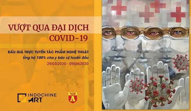 Art works put up for auction to support pandemic fight