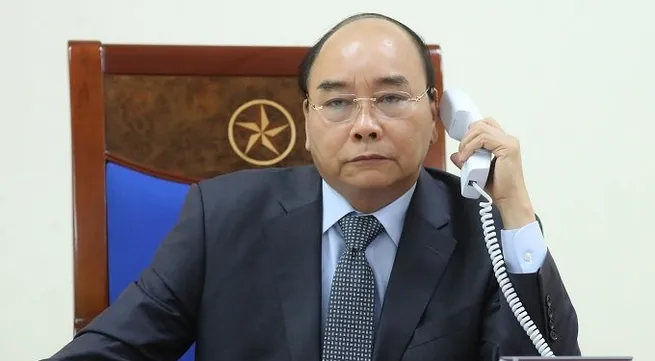 PM holds phone talks with Lao, Cambodian counterparts