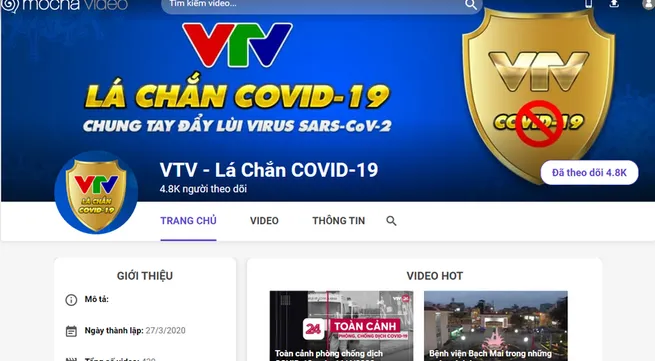 Launch of VTV's new theme channel on the COVID-19 pandemic