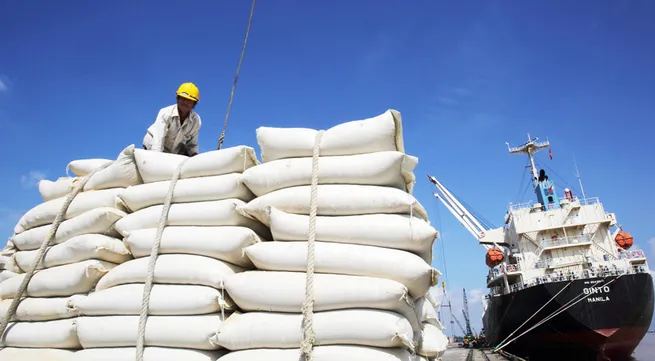 Price of rice export highest in past two years