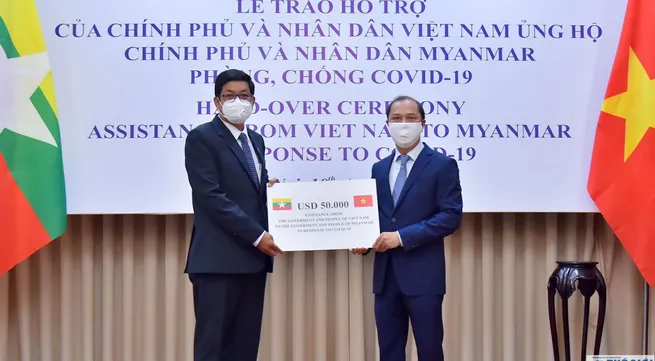 Vietnam supports Myanmar with US$50,000 donation in COVID-19 combat
