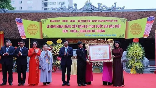 Hai Ba trung religious complex honoured as special national relic site