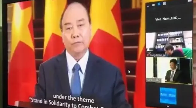 PM sends message to teleconference of health ministers in western Pacific