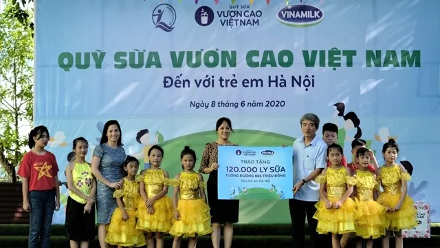 Over 1,300 children in Hanoi benefit from 'Stand Tall Vietnam' Milk Fund